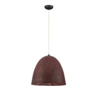 Pendul din hârtie roșie și mătase naturală de dud Nova Luce SOLIS E27 1x12W D50 Pendul din hârtie roșie și mătase naturală de dud Nova Luce SOLIS E27 1x12W D50