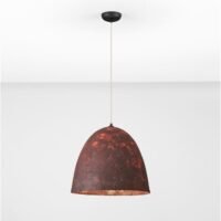 Pendul din hârtie roșie și mătase naturală de dud Nova Luce SOLIS E27 1x12W D50 Pendul din hârtie roșie și mătase naturală de dud Nova Luce SOLIS E27 1x12W D50