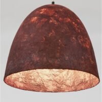 Pendul din hârtie roșie și mătase naturală de dud Nova Luce SOLIS E27 1x12W D50 Pendul din hârtie roșie și mătase naturală de dud Nova Luce SOLIS E27 1x12W D50