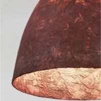 Pendul din hârtie roșie și mătase naturală de dud Nova Luce SOLIS E27 1x12W D50 Pendul din hârtie roșie și mătase naturală de dud Nova Luce SOLIS E27 1x12W D50
