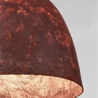 Pendul din hârtie roșie și mătase naturală de dud Nova Luce SOLIS E27 1x12W D50 Pendul din hârtie roșie și mătase naturală de dud Nova Luce SOLIS E27 1x12W D50