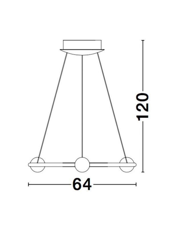 9820600_7 Lustra LED cu telecomandă Nova Luce Celia 36W 3000K IP20 Dimabilă