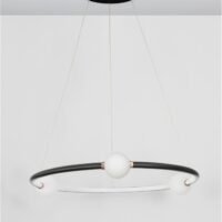 Lustra LED cu telecomandă Nova Luce Celia 36W 3000K IP20 Dimabilă Neagră Lustra LED cu telecomandă Nova Luce Celia 36W 3000K IP20 Dimabilă Neagră