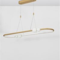 Suspensie LED cu telecomandă Nova Luce Celia 44.2W 3000K IP20 Dimabilă Aurie Suspensie LED cu telecomandă Nova Luce Celia 44.2W 3000K IP20 Dimabilă Aurie