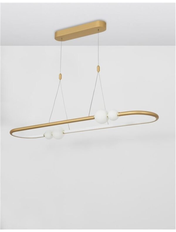 Suspensie LED cu telecomandă Nova Luce Celia 44.2W 3000K IP20 Dimabilă Aurie Suspensie LED cu telecomandă Nova Luce Celia 44.2W 3000K IP20 Dimabilă Aurie