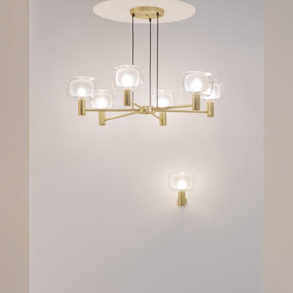 Aplică în stilul italian al sec XX Maytoni Vision E14 1X60W Aurie