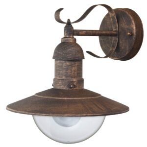 Aplică pentru exterior Rabalux Oslo E27 1x60W IP44 Auriu Antic