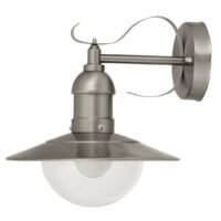Aplică pentru exterior Rabalux Oslo E27 1x60W IP44 Crom Satin 1 Aplică pentru exterior Rabalux Oslo E27 1x60W IP44 Crom Satin