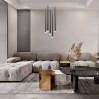 Lustră LED neagră elegantă Maytoni Cascade 3000K 4000K 31W 5 Lustră LED neagră elegantă Maytoni Cascade 3000K/4000K 31W
