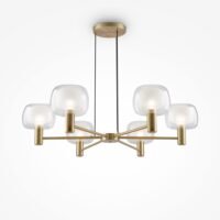 Lustră în stilul italian al sec. XX Maytoni Vision E14 6x60W Aurie