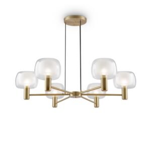 Lustră în stilul italian al sec. XX Maytoni Vision E14 6x60W Aurie