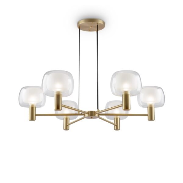 Lustră în stilul italian al sec. XX Maytoni Vision E14 6x60W Aurie