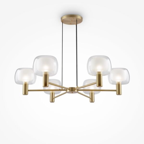 Lustră în stilul italian al sec. XX Maytoni Vision E14 6x60W Aurie
