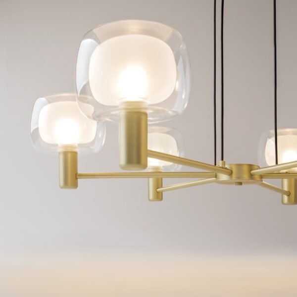 Lustră în stilul italian al sec. XX Maytoni Vision E14 6x60W Aurie