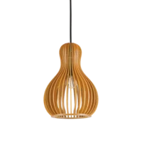 Pendul din lemn stratificat Ideal Lux Citrus-3 E27 1x60W IP20 Pendul din lemn stratificat Ideal Lux Citrus-3 E27 1x60W IP20