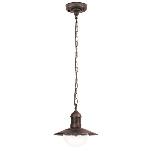 Pendul pentru exterior Rabalux Oslo E27 1x60W IP44 Auriu Antic