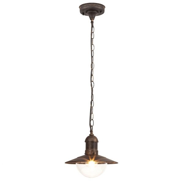 Pendul pentru exterior Rabalux Oslo E27 1x60W IP44 Auriu Antic