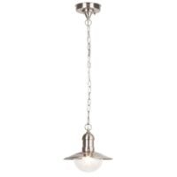 Pendul pentru exterior Rabalux Oslo E27 1x60W IP44 Crom Satinat