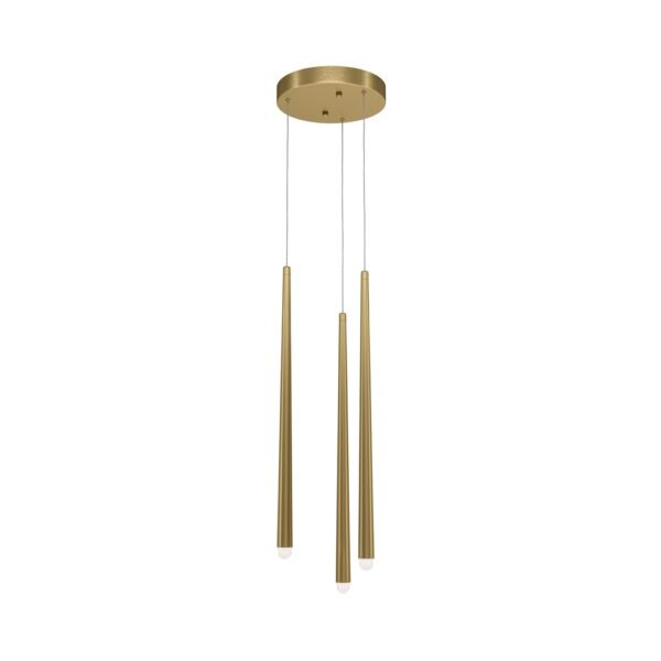 Pendule LED aurii elegante Maytoni Cascade 3000K 4000K 19W 1 Pendule LED aurii elegante Maytoni Cascade 3000K 4000K 19W