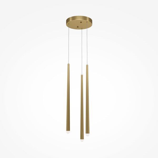 Pendule LED aurii elegante Maytoni Cascade 3000K 4000K 19W 3 Pendule LED aurii elegante Maytoni Cascade 3000K 4000K 19W