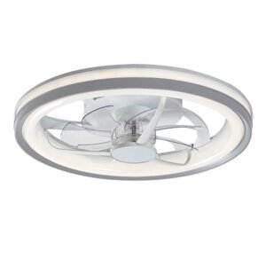 Plafonieră LED cu ventilator, WIFI și telecomandă Rabalux Fanricius 40W 3000K-4000K-6000K 2200Lm dimabil