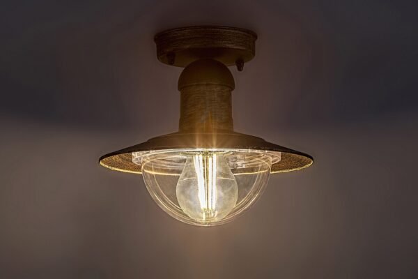 Plafonieră pentru exterior Rabalux Oslo E27 1x60W IP44 Auriu Antic 4 Plafonieră pentru exterior Rabalux Oslo E27 1x60W IP44 Auriu Antic