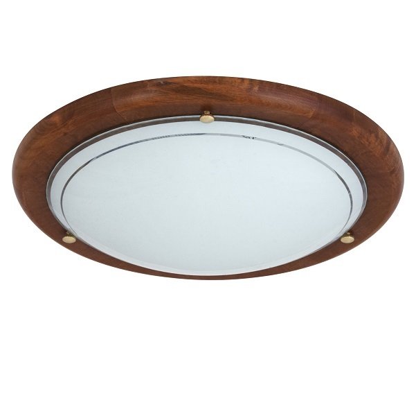 Plafonieră rotundă maro stejar Rabalux UFO E27 1x60W 1 Plafonieră rotundă maro stejar Rabalux UFO E27 1x60W