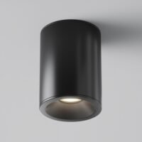 Spot aplicat rezistent la umezeală și praf Maytoni Zoom GU10 1x10W IP65 negru D8.5