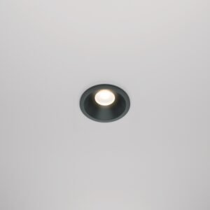 Spot baie cu IP65 Maytoni Zoom GU10 3000K 1x6W 60° negru dimabil