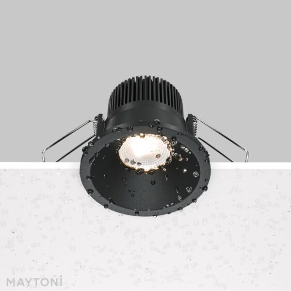 Spot baie cu IP65 Maytoni Zoom GU10 3000K 1x6W 60° negru dimabil 2 Spot baie cu IP65 Maytoni Zoom GU10 3000K 1x6W 60° negru dimabil