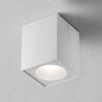 Spot cu design prismatic aplicat rezistent la umezeală și praf Maytoni Zoom GU10 1x10W IP65 alb