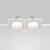 Spot dublu alb Maytoni Zoom GU10 2x10W IP65 2 Spot dublu alb Maytoni Zoom GU10 2x10W IP65