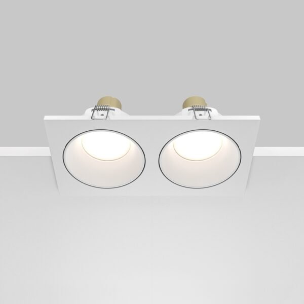 Spot dublu alb Maytoni Zoom GU10 2x10W IP65 2 Spot dublu alb Maytoni Zoom GU10 2x10W IP65