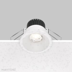 Spot încastrat rezistent la umiditate Maytoni Zoom GU10 4000K 1x6W 60° alb