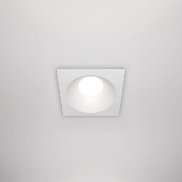 Spot pătrat rezistent la umezeală și praf Maytoni Zoom GU10 1x10W IP65 alb 1 Spot pătrat rezistent la umezeală și praf Maytoni Zoom GU10 1x10W IP65 alb