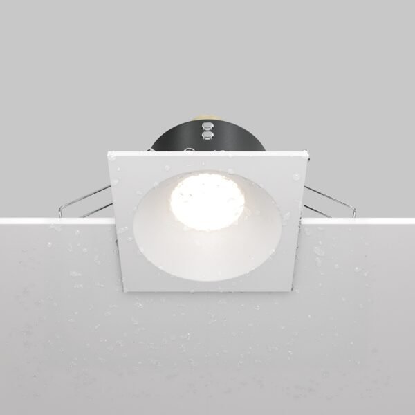 Spot pătrat rezistent la umezeală și praf Maytoni Zoom GU10 1x10W IP65 alb 2 Spot pătrat rezistent la umezeală și praf Maytoni Zoom GU10 1x10W IP65 alb