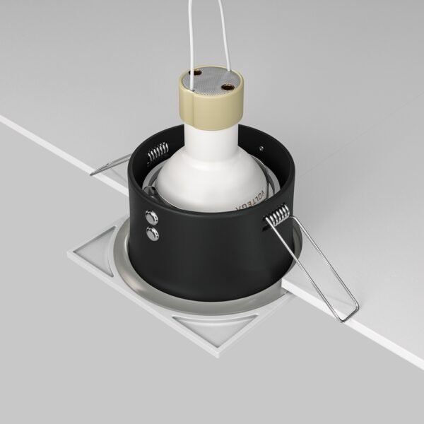 Spot pătrat rezistent la umezeală și praf Maytoni Zoom GU10 1x10W IP65 alb 4 Spot pătrat rezistent la umezeală și praf Maytoni Zoom GU10 1x10W IP65 alb