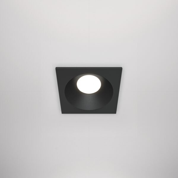 Spot pătrat rezistent la umezeală și praf Maytoni Zoom GU10 1x10W IP65 negru 1 Spot pătrat rezistent la umezeală și praf Maytoni Zoom GU10 1x10W IP65 negru