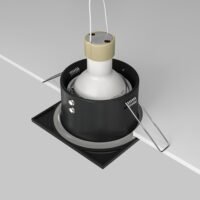 Spot pătrat rezistent la umezeală și praf Maytoni Zoom GU10 1x10W IP65 negru 4 Spot pătrat rezistent la umezeală și praf Maytoni Zoom GU10 1x10W IP65 negru