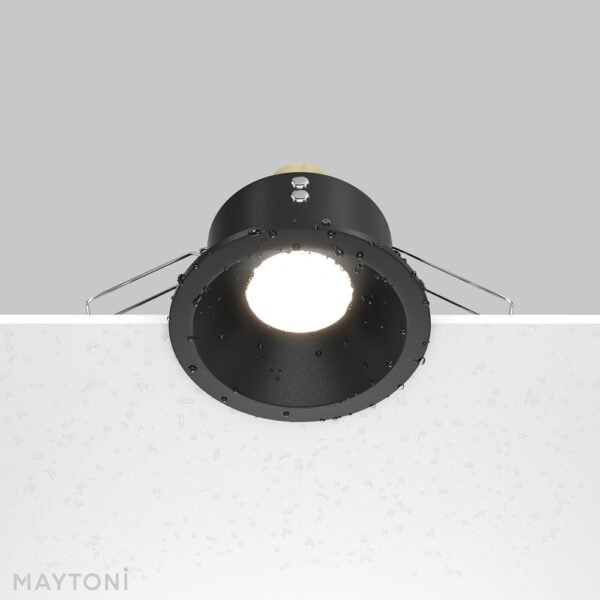 Spot rezistent la umezeală și praf Maytoni Zoom GU10 1x10W IP65 negru 2 Spot rezistent la umezeală și praf Maytoni Zoom GU10 1x10W IP65 negru