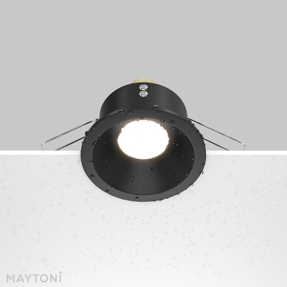 Spot rezistent la umezeală și praf Maytoni Zoom GU10 1x10W IP65 negru