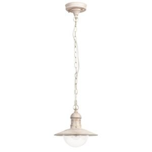 Pendul pentru exterior Rabalux Oslo E27 1x60W IP44 Alb Antic