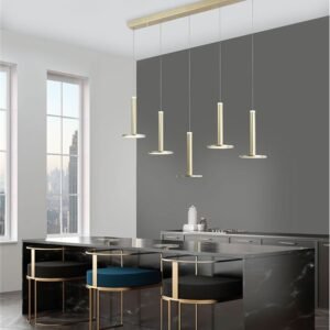 Lustră masă dining PALENCIA Nova Luce LED 53W 3000K IP20 auriu