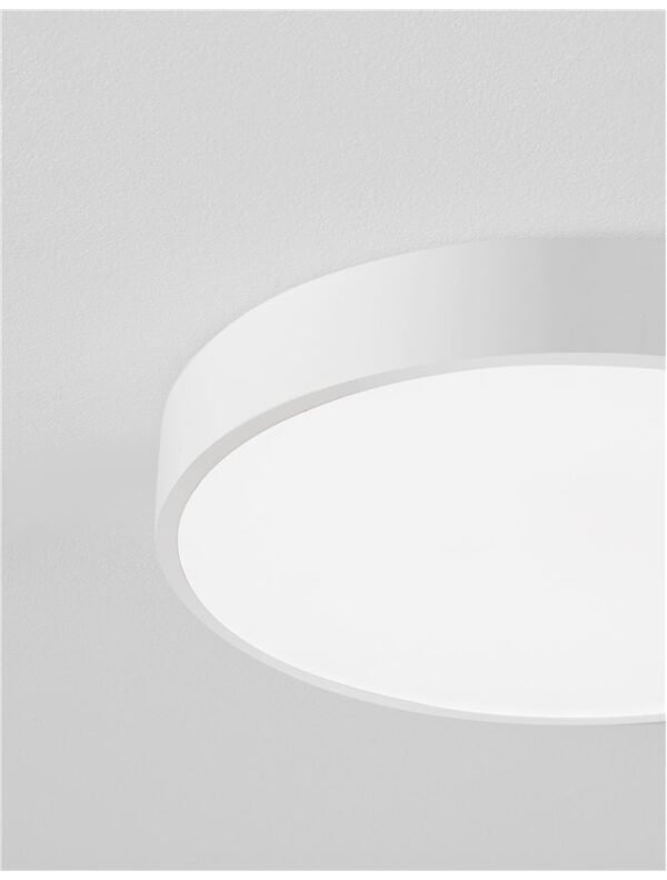 Plafonieră LED rotundă HADON Nova Luce 24W 1380Lm 3000K IP20 D40 albă