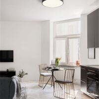 Plafonieră LED rotundă HADON Nova Luce 30W 1725Lm 3000K IP20 D50 neagră