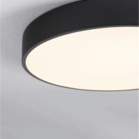 Plafonieră LED rotundă HADON Nova Luce 30W 1725Lm 3000K IP20 D50 neagră