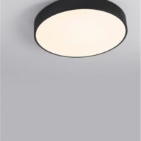 Plafonieră LED rotundă HADON Nova Luce 30W 1725Lm 3000K IP20 D50 neagră