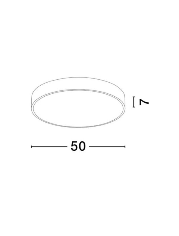 9001534_6 Plafonieră LED rotundă HADON Nova Luce 30W 1725Lm 3000K IP20 D50 albă