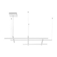 Lustră LED albă cu lumina sus-jos PACE Nova Luce 83W 3000K dimabilă Lustră LED albă cu lumina sus-jos PACE Nova Luce 83W 3000K dimabilă