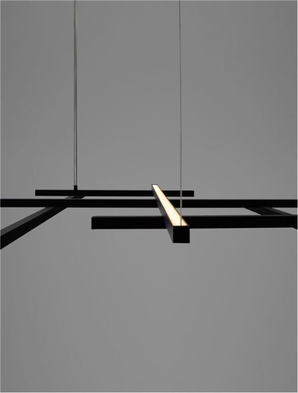 9002056_5 Lustră LED neagră cu lumina sus-jos PACE Nova Luce 83W 3000K dimabilă